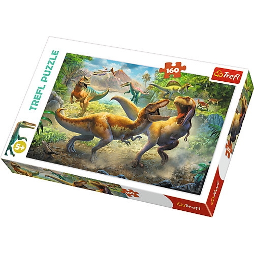 Пазли Trefl Битва Тиронозаврів 160 елементів - фото 1
