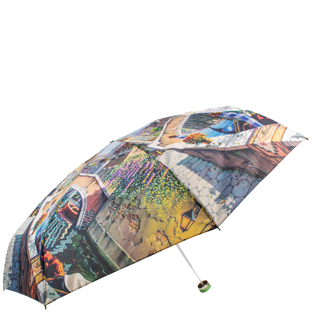 Жіноча складана парасолька механічна Trust 101 см різнобарвна - фото 2