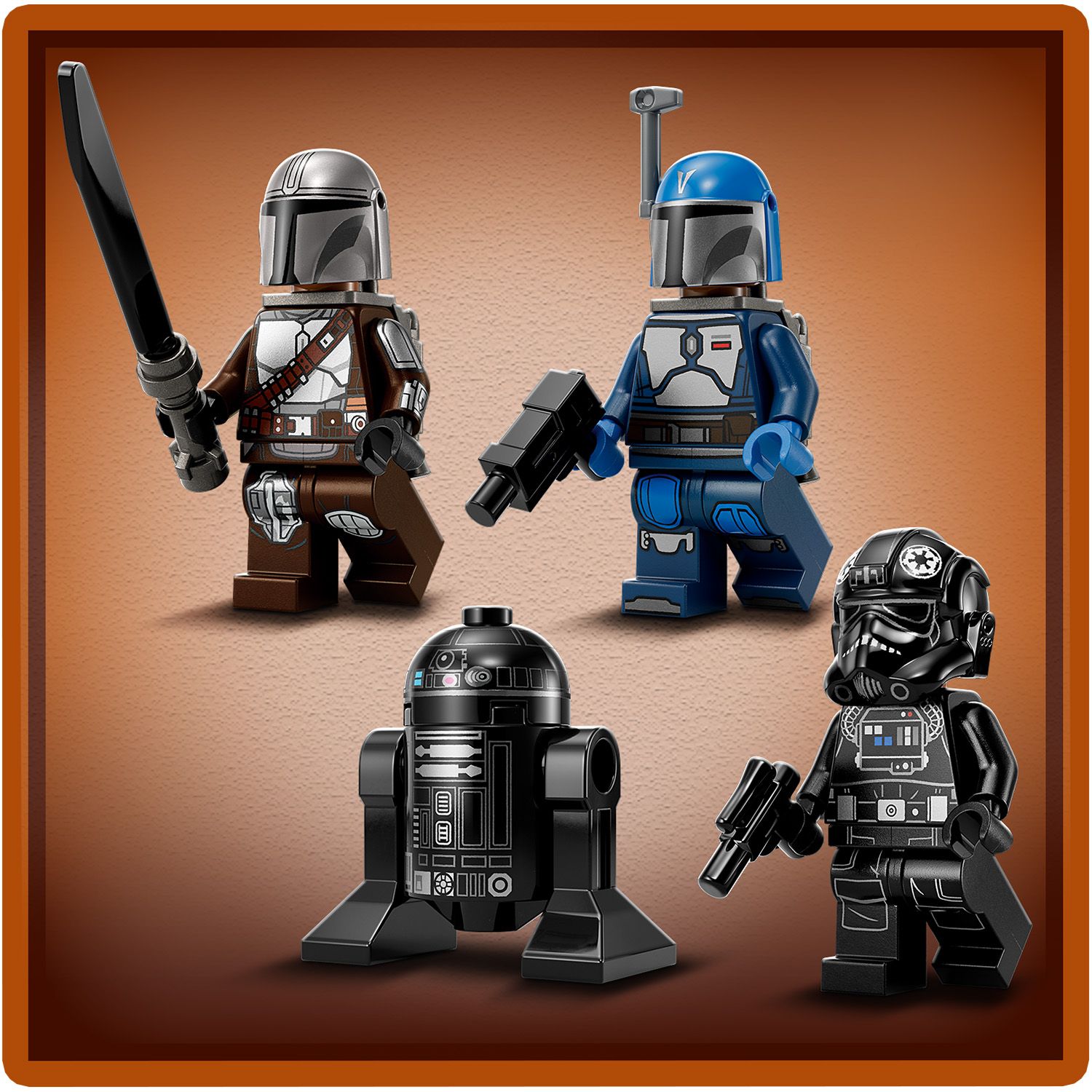 Конструктор LEGO Star Wars Мандалорский истребитель против перехватчика TIE, 957 деталей (75348) - фото 7