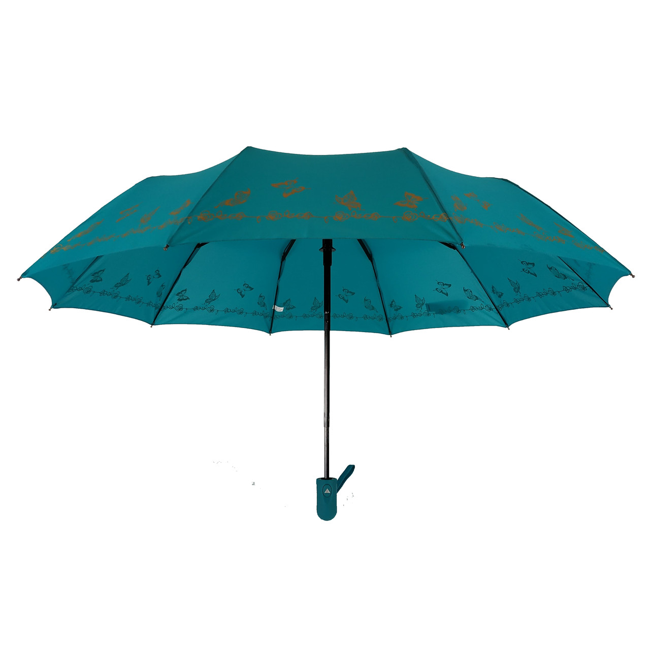 Женский складной зонтик полуавтомат Bellissimo 99 см бирюзовый - фото 2