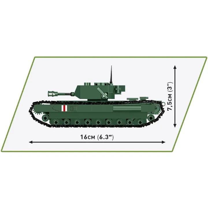 Конструктор Cobi Друга світова війна Танк Mk IV Черчилль, 315 деталей (COBI-2717) - фото 5