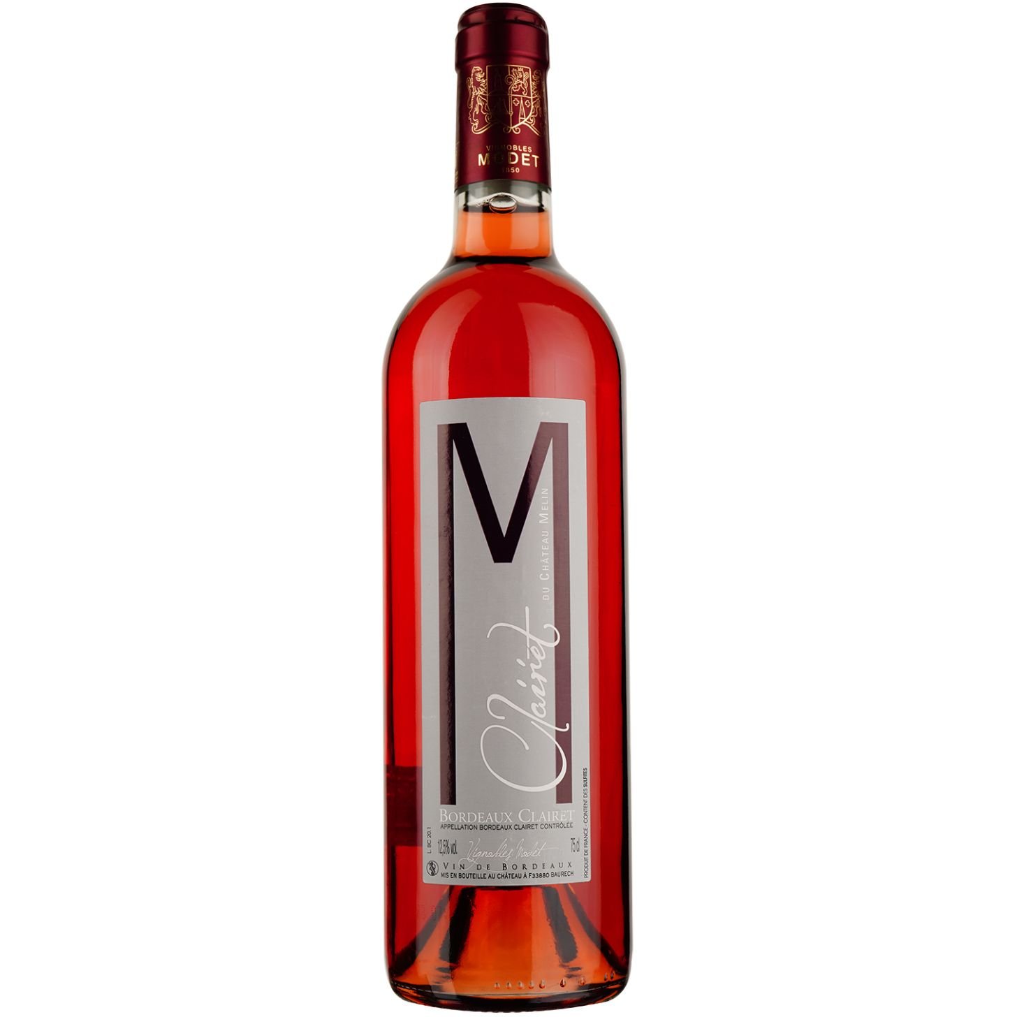 Вино Chateau Melin AOP Bordeaux 2021, розовое, сухое, 0,75 л - фото 1