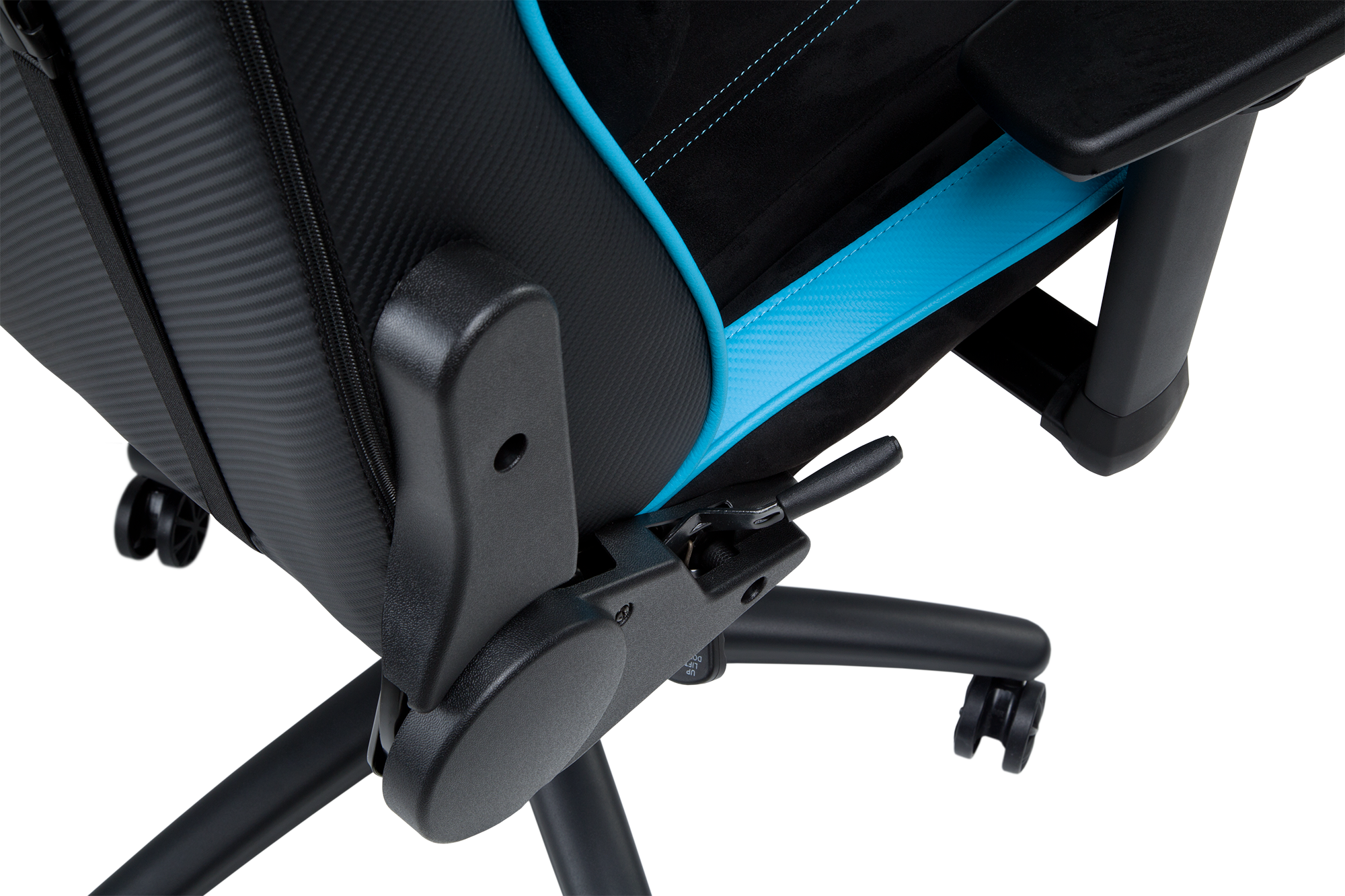 Геймерское кресло GT Racer черное с синим (X-2565 Black/Blue) - фото 14