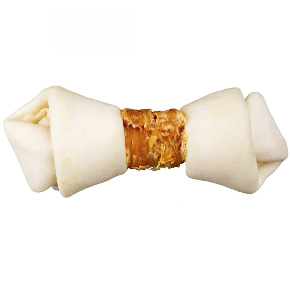 Ласощі для собак Trixie Кістка для чищення зубів Denta Fun з куркою, 11 см, 2 шт., 140 г (31322) - фото 1