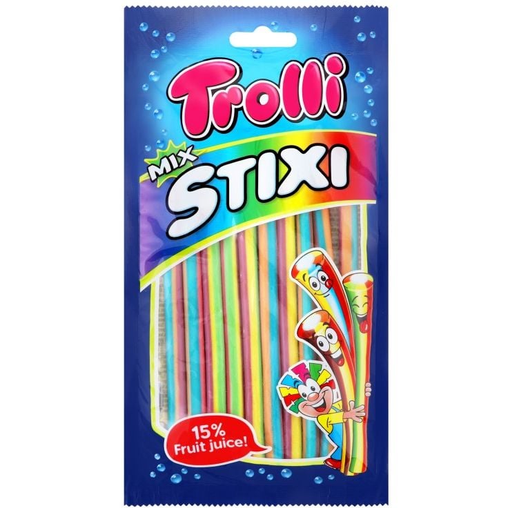 Цукерки Trolli Stixi Mix 85 г (832142) - фото 1