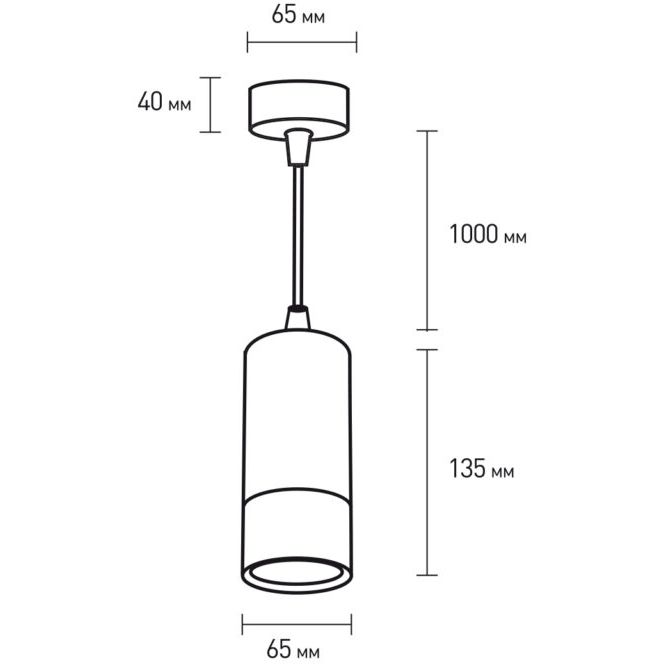 Світильник трековий Eurolamp для ламп білий (LHTW-LED-GU10(white)) - фото 3