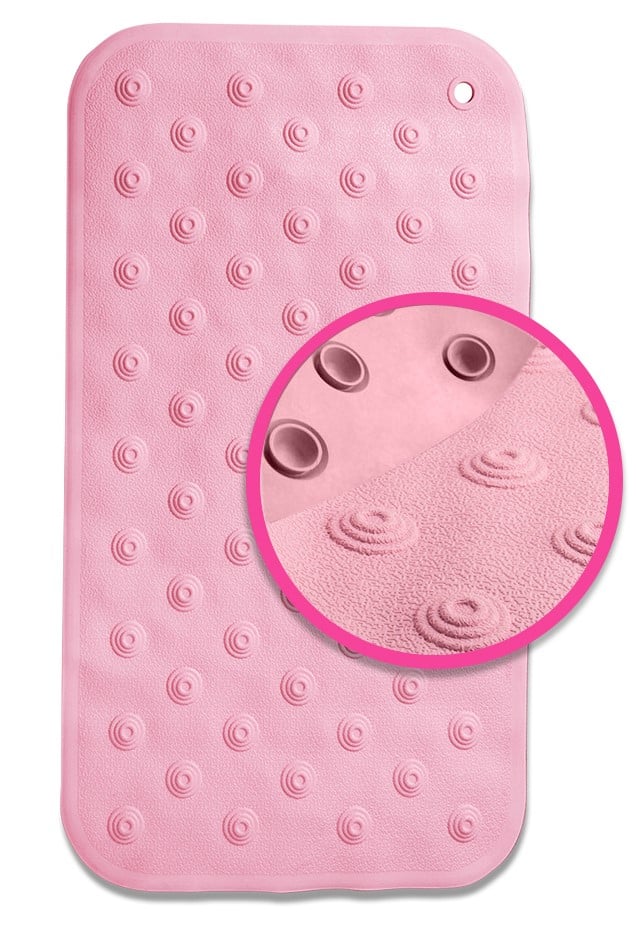 Антискользящий коврик Безопаски, для ванны, розовый - фото 2