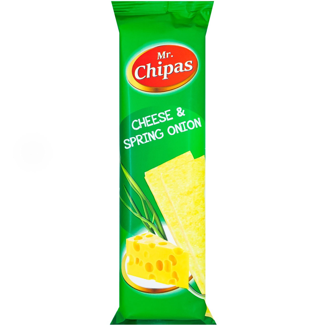 Чипсы Mr. Chipas со вкусом сыра и зеленого лука 75 г - фото 1