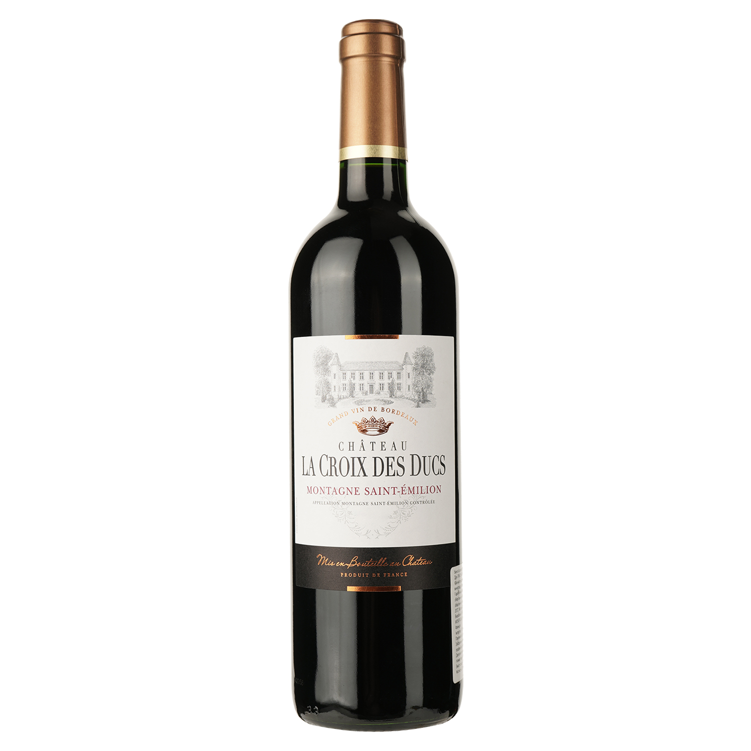 Вино Chateau La Croix Des Ducs Montagne-Saint-Emilion 2014 красное сухое 0.75 л - фото 1