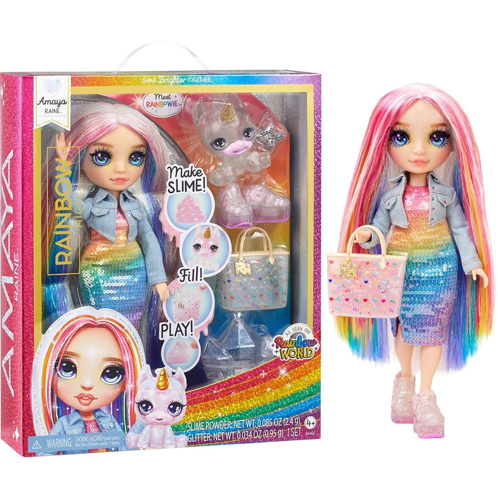 Кукла Rainbow High Classic Amaya Raine с аксессуарами и слаймом 28 см (120230) - фото 1