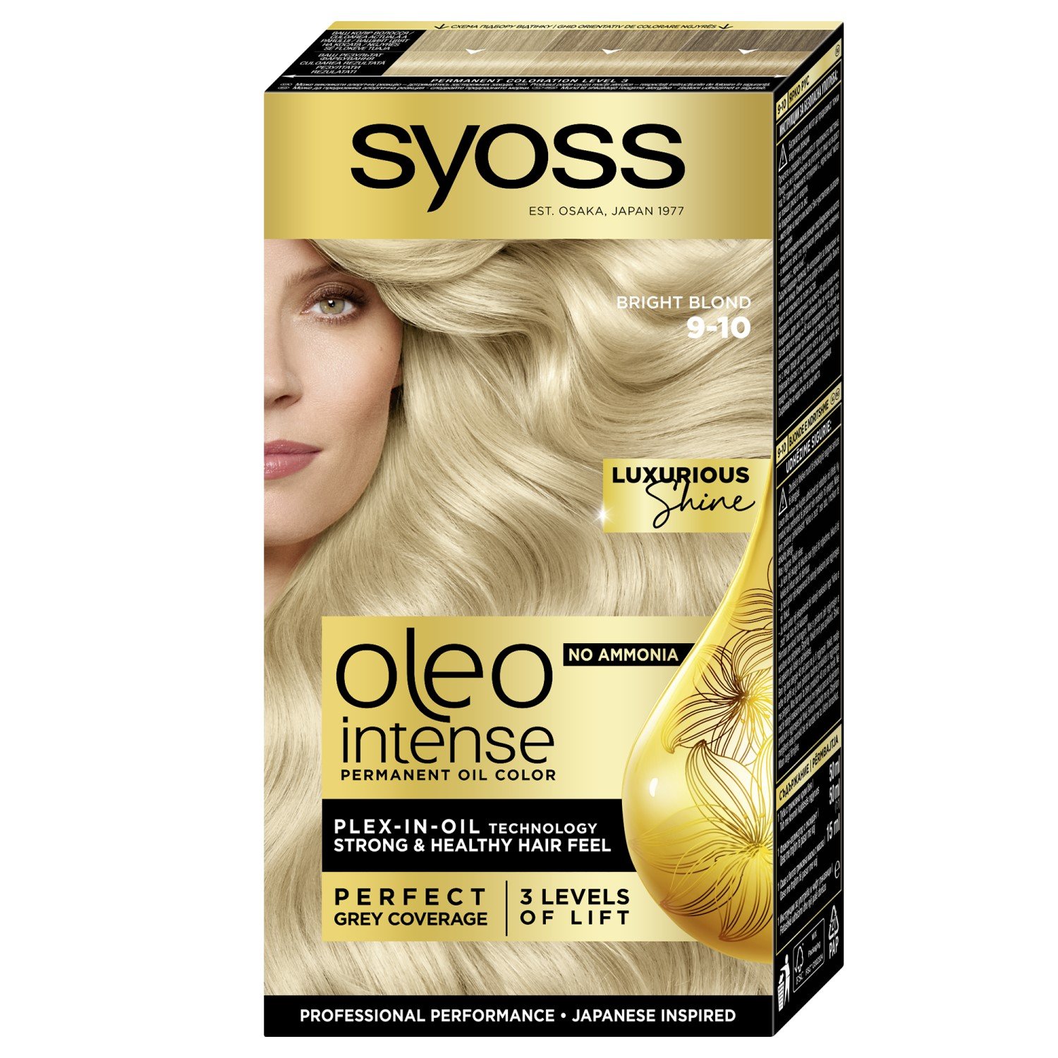 Фарба для волосся без аміаку Syoss відтінок 9-10 (Яскравий блонд) 115 мл - фото 1