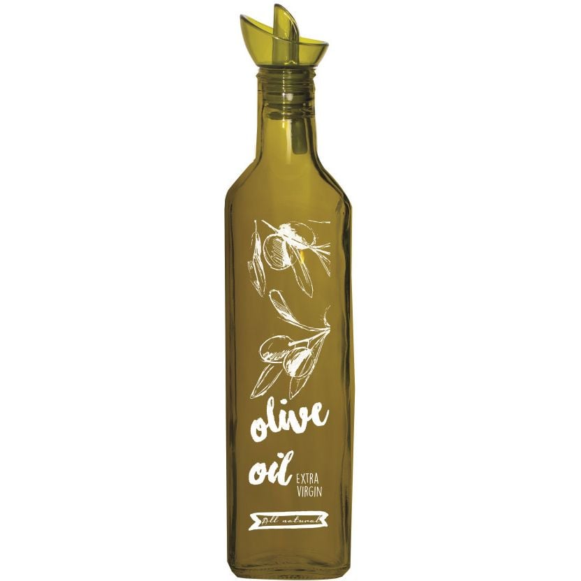 Пляшка для олії та оцту Herevin Oil&Vinegar Bottle-Green-Olive, 500 мл, оливкова (151431-068) - фото 1
