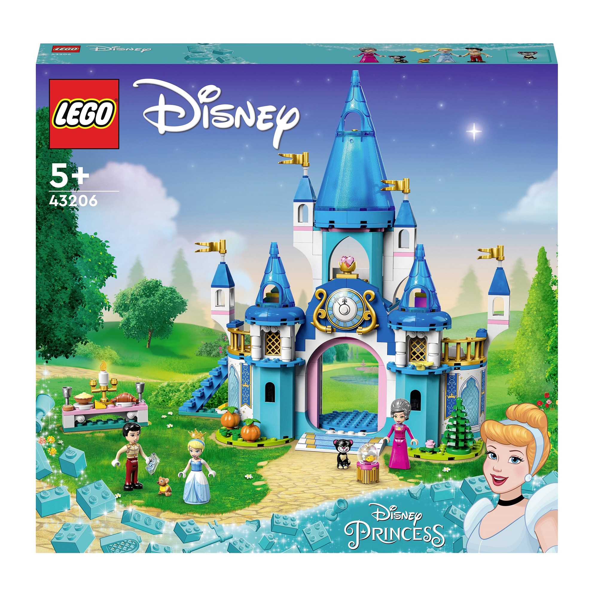Конструктор LEGO Disney Princess Замок Попелюшки та Прекрасного принца, 365 деталі (43206) - фото 1