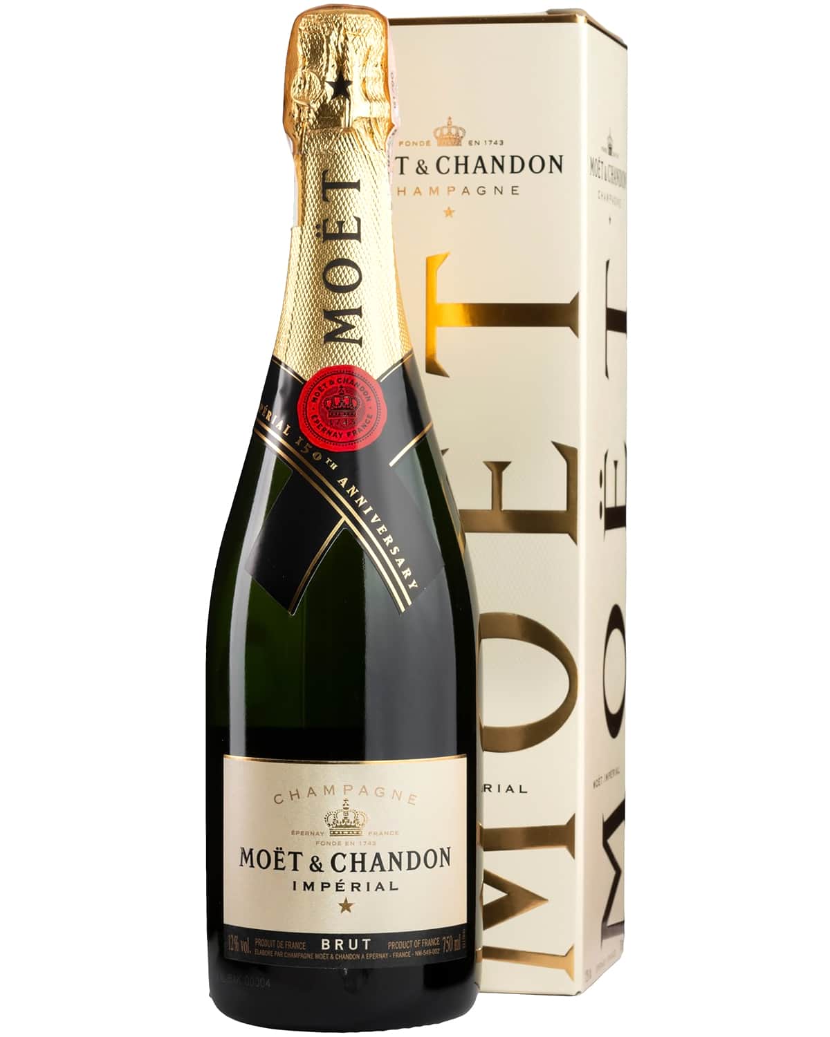 Шампанское Moet&Chandon Brut Imperial, белое, брют, AOP, 12%, 3 л (598091) - фото 1