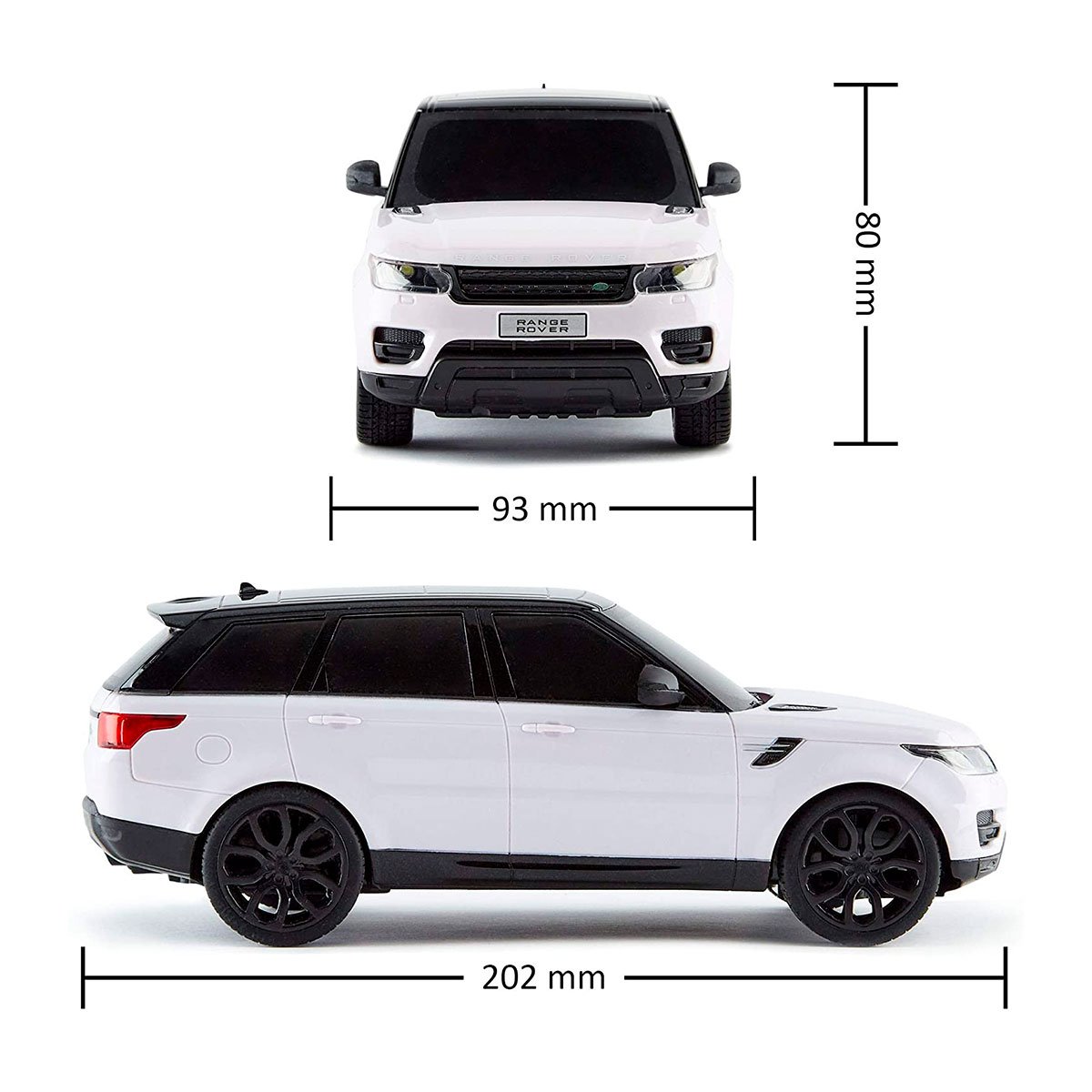 Автомобиль KS Drive на р/у Land Rover Range Rover Sport 1:24, 2.4Ghz белый (124GRRW) - фото 5