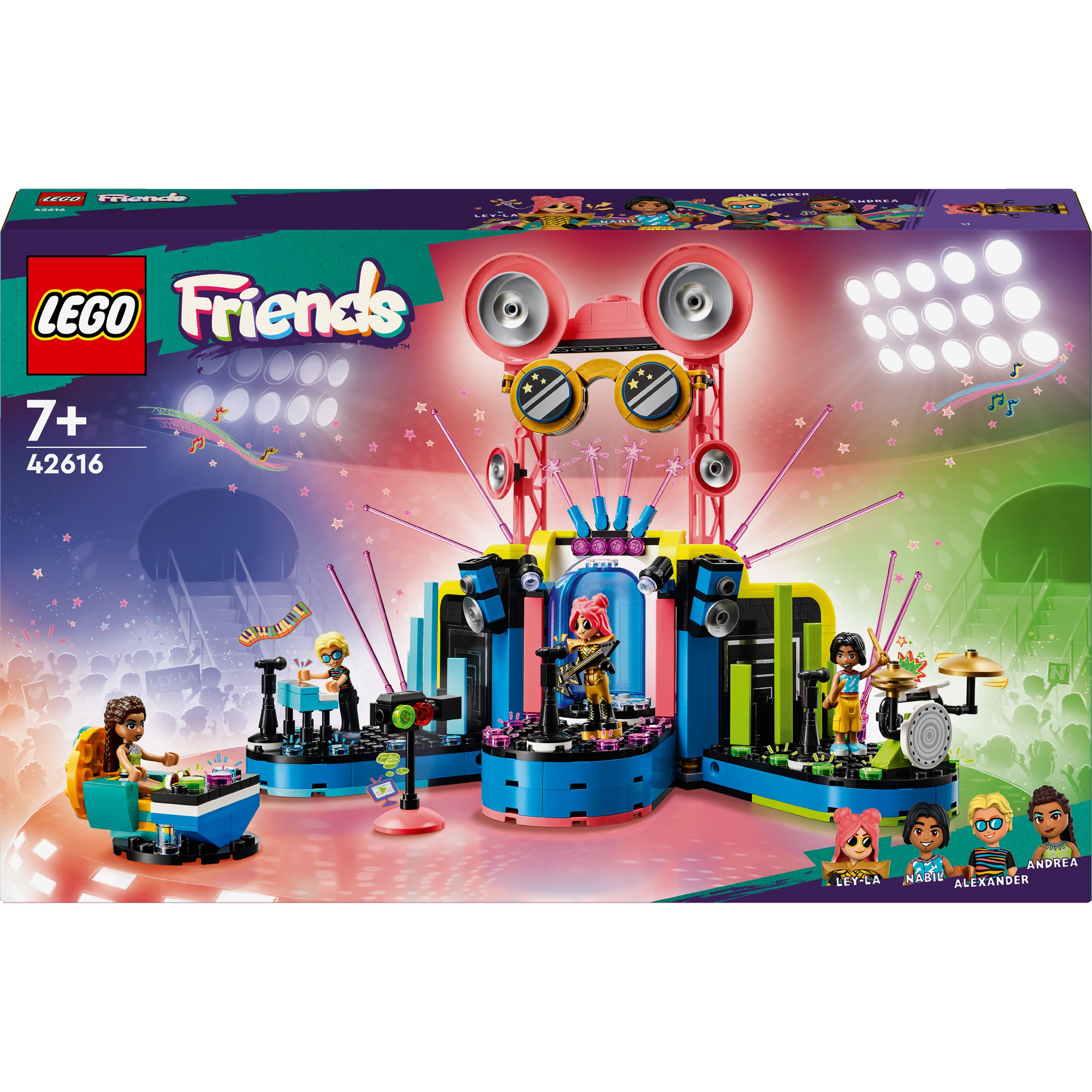 Конструктор LEGO Friends Музыкальное шоу талантов Хартлейк-Сити 669 детали (42616) - фото 1