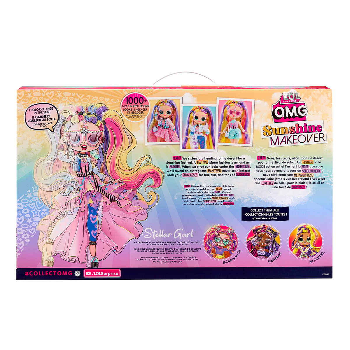 Игровой набор с куклой L.O.L. Surprise O.M.G. Sunshine Makeover Большой Сюрприз (589464) - фото 9