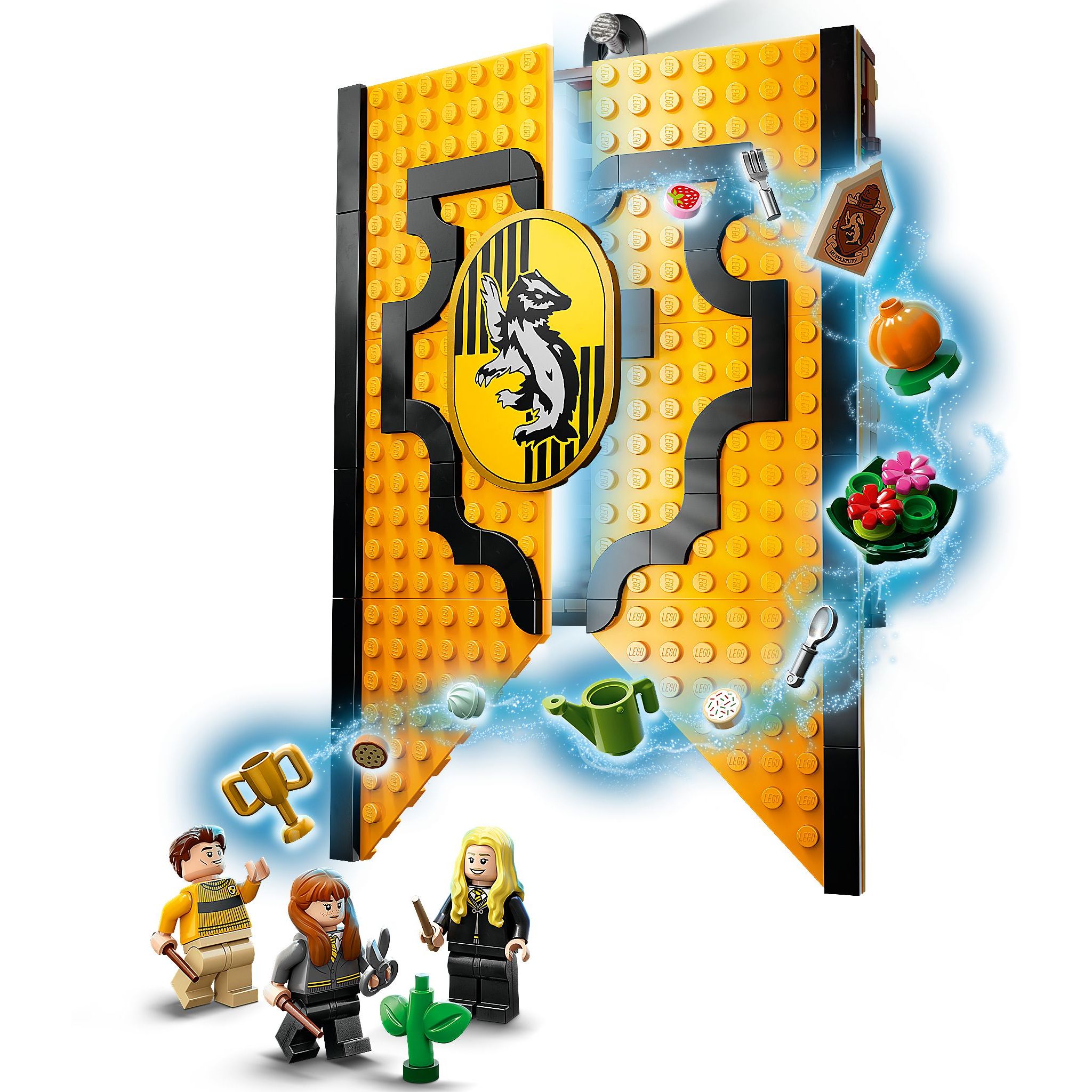 Конструктор LEGO Harry Potter Прапор гуртожитку Гафелпаф, 313 деталей (76412) - фото 5