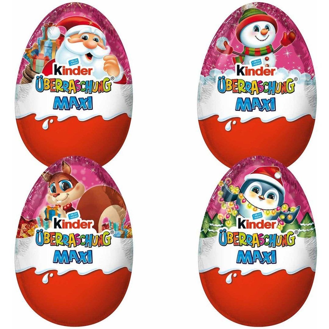 Шоколадне яйце Kinder Überraschung Maxi Rosa 100 г (931457) - фото 1