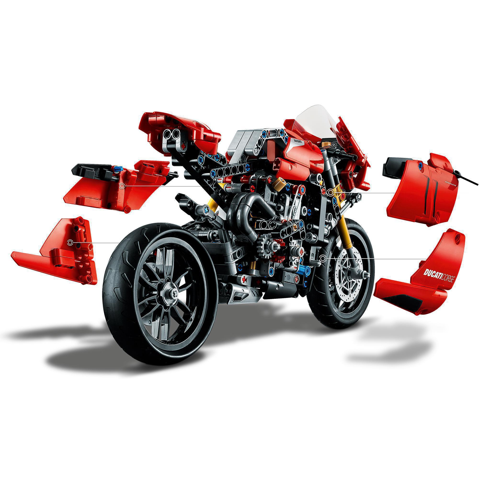 Конструктор LEGO Technic Ducati Panigale V4 R, 646 деталей (42107) - фото 5