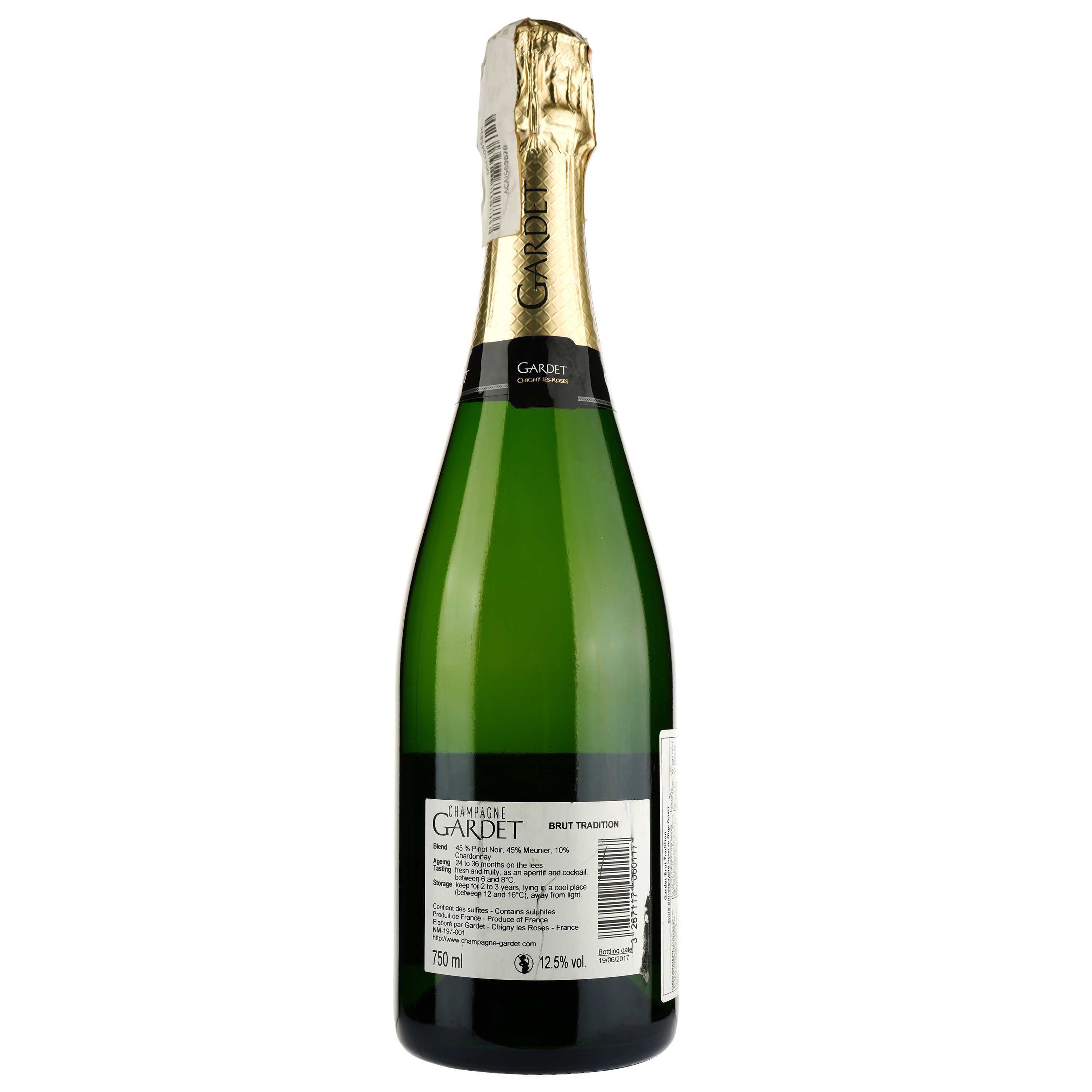 Шампанское Champagne Gardet Brut Tradition, белое, брют, 0,75 л - фото 2