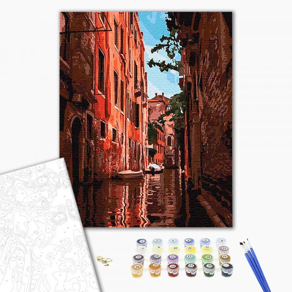 Картина за номерами ArtCraft Канал Каннареджо Венеція 40x50 см (11214-AC) - фото 4
