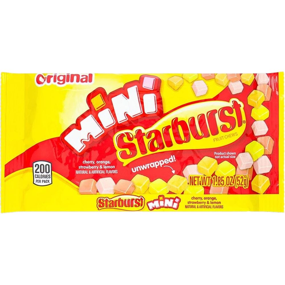 Конфеты жевательные Starburst Mixies фруктовые 52 г - фото 1