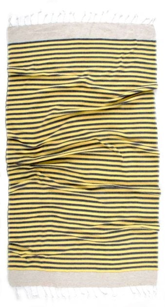 Рушник Irya Pestemal Side sari, 170х90 см, жовтий (svt-2000022284134) - фото 1