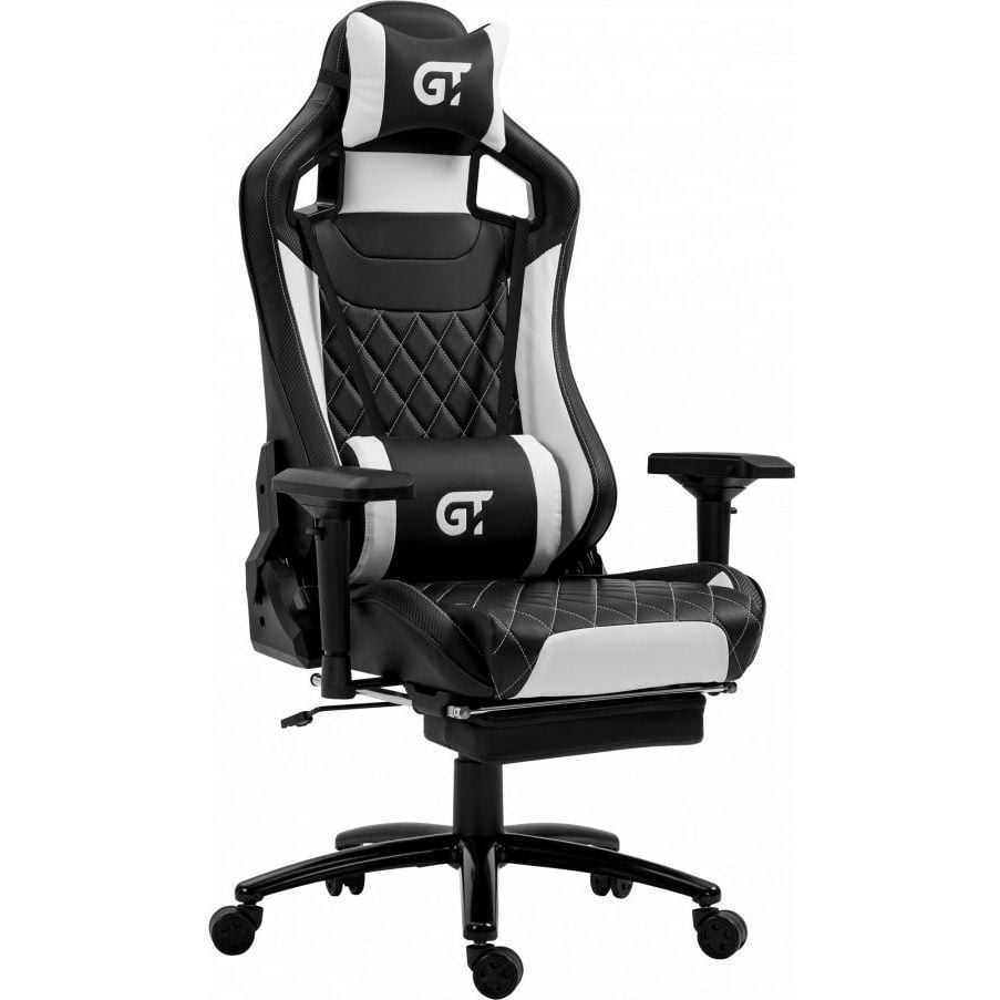 Геймерское кресло GT Racer черное (X-5114 Black) - фото 2