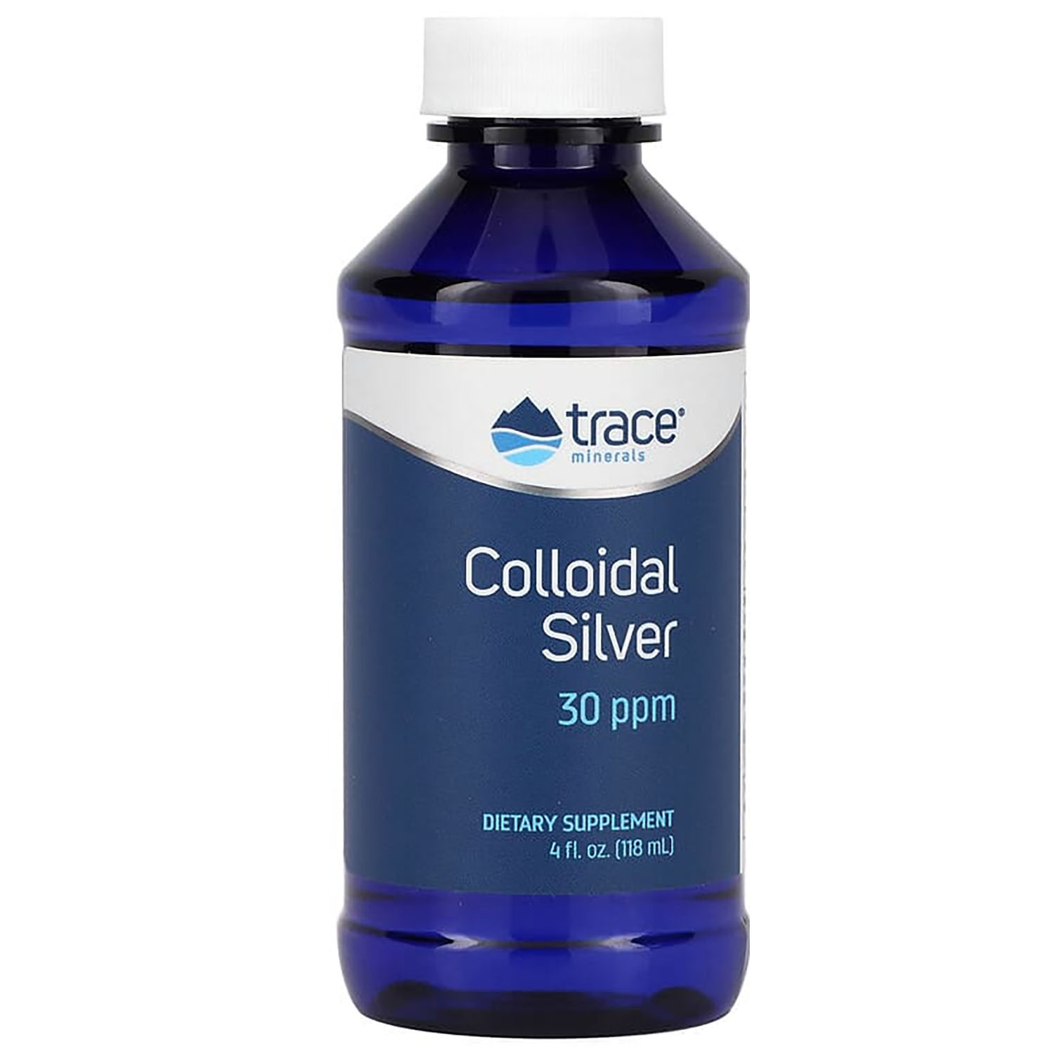 Коллоидное серебро Trace Minerals Colloidal Silver Research 30 PPM 118 мл - фото 1