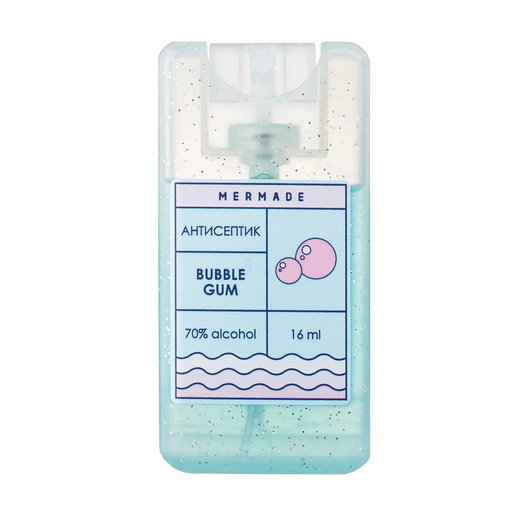 Антисептик-спрей для рук Mermade Bubble Gum, 16 мл - фото 1