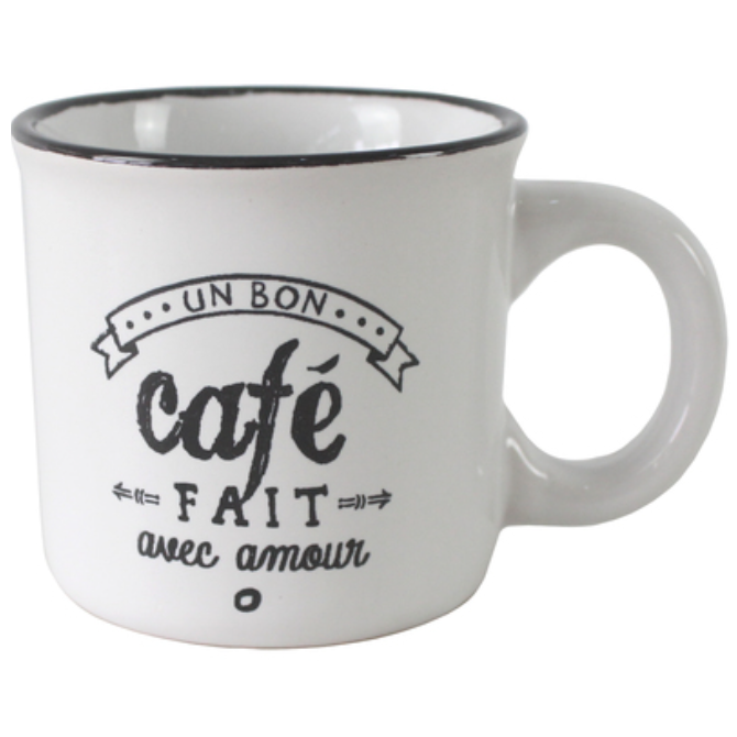 Чашка Limited Edition Small Cafe, 150 мл, белый (JH6502-2) - фото 1
