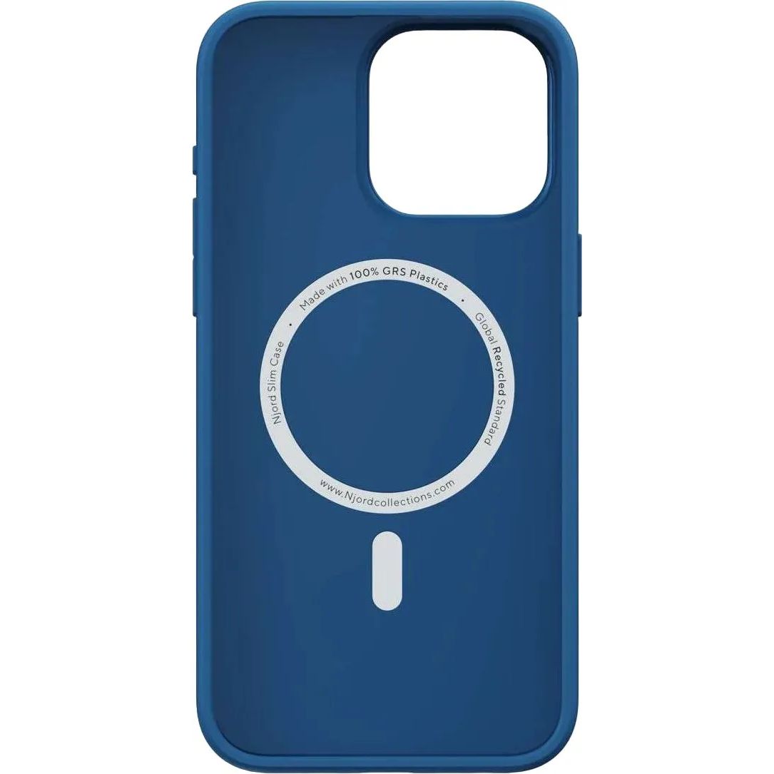 Чохол-накладка Njord 100% GRS MagSafe Case Blue для iPhone 15 Pro Max - фото 3