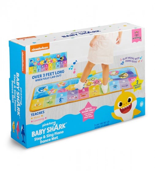 Музыкальный коврик-пианино Baby Shark Прыгай и пой, англиский язык (61357) - фото 7