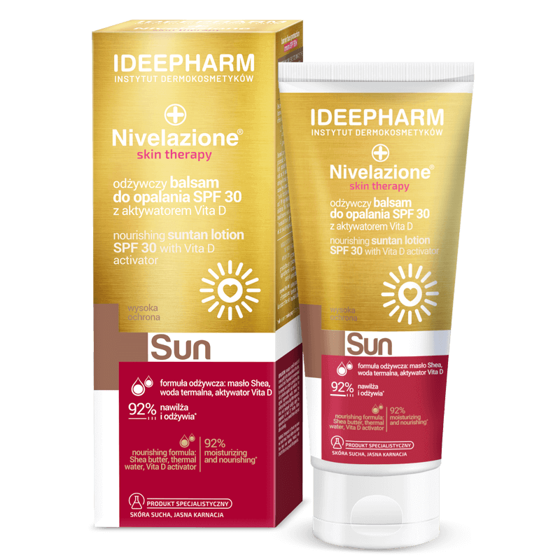 Бальзам Nivelazione Skin Therapy Sun SPF30 Поживний, з активатором вітаміну D, 150 мл (5902082210603) - фото 1