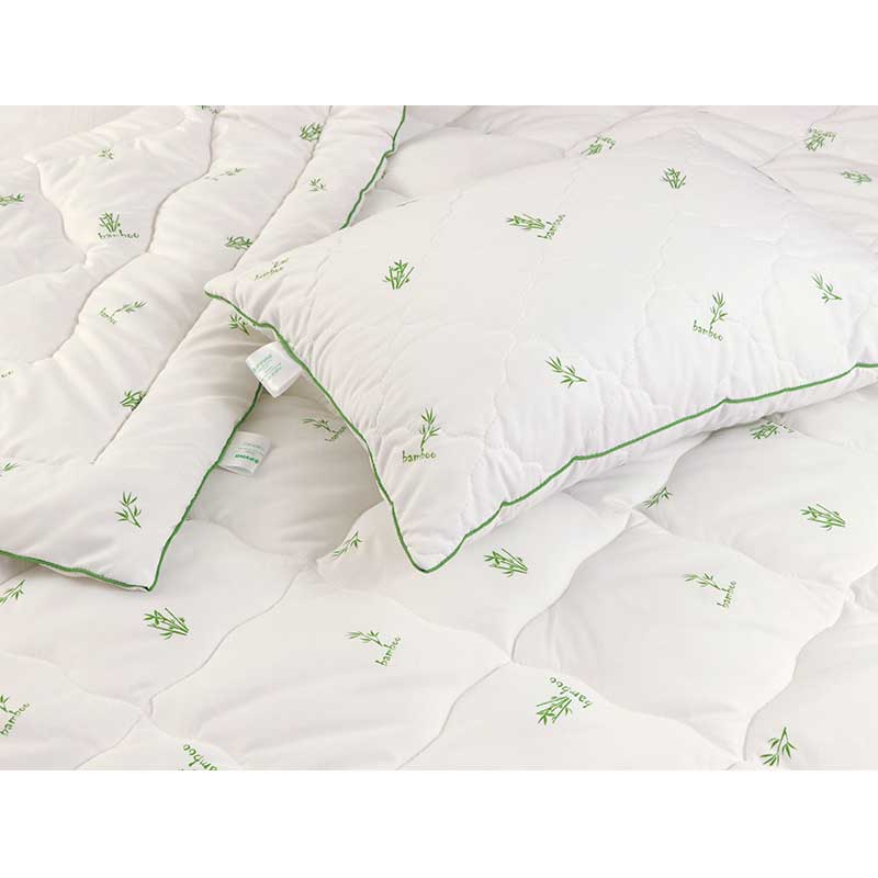 Одеяло c подушкой Руно Bamboo Style, 172х205 см, 50х70 см, белое (172.52_Bamboo Style) - фото 3