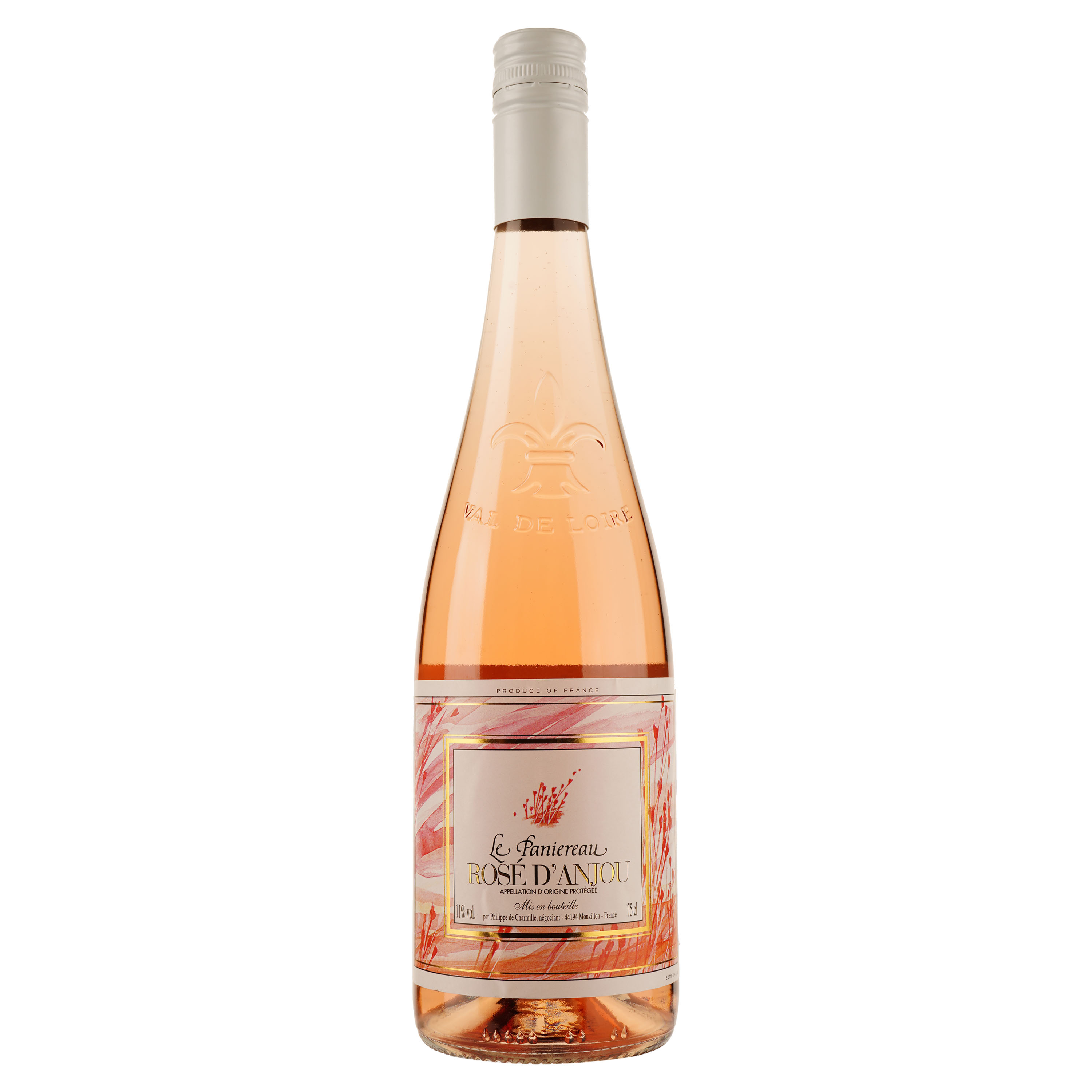Вино Philippe de Charmille Le Paniereau Rosé d'Anjou, рожеве, напівсолодке, 11%, 0,75 л - фото 1