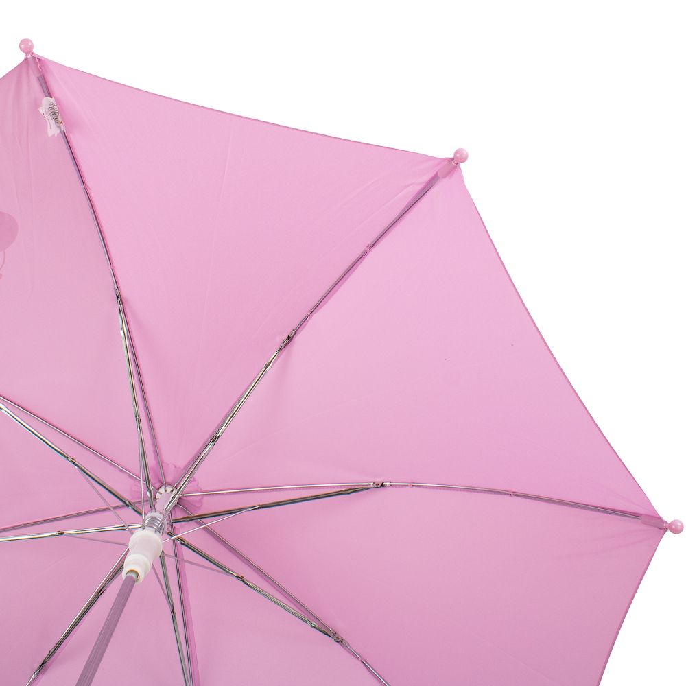 Детский зонт-трость полуавтомат Airton 71 см розовый - фото 3