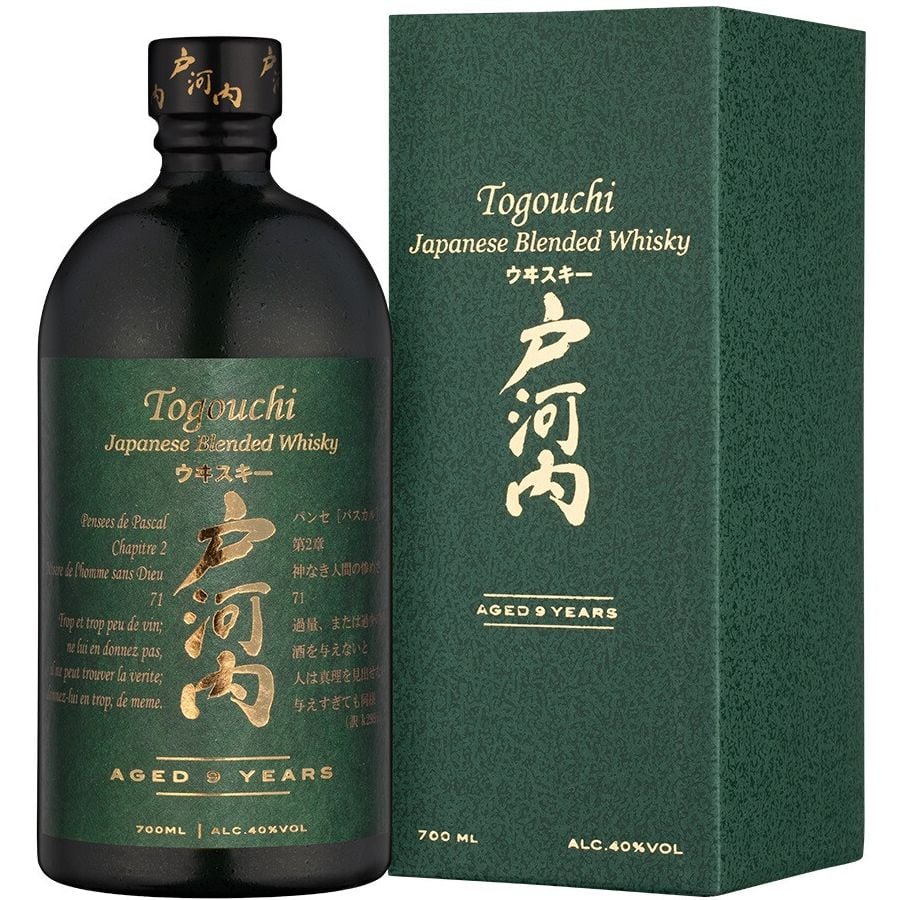 Віскі Togouchi Blended Japanese Whisky 9 yo, 40%, 0,7 л, у подарунковій упаковці - фото 1
