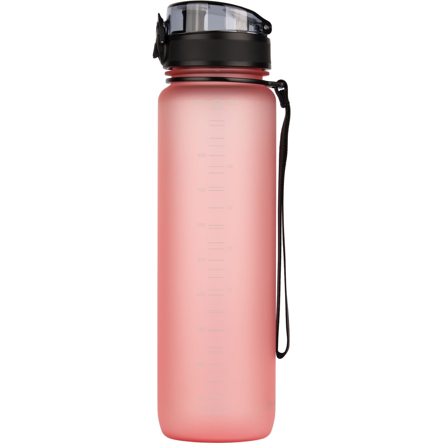 Пляшка для води UZspace Colorful Frosted, 1 л, коралово-рожевий (3038) - фото 2