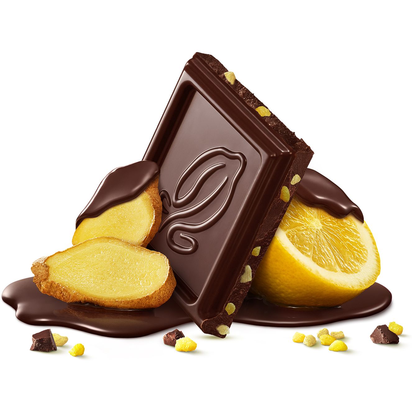 Шоколад черный Свиточ Exclusive с имбирем и цедрой лимона 90 г (938234) - фото 3
