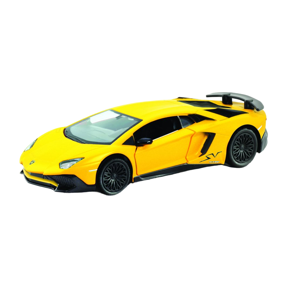 Машинка Uni-fortune Lamborghini Aventador LP750-4 SV, 1:32, матовий жовтий (554990M(C)) - фото 1