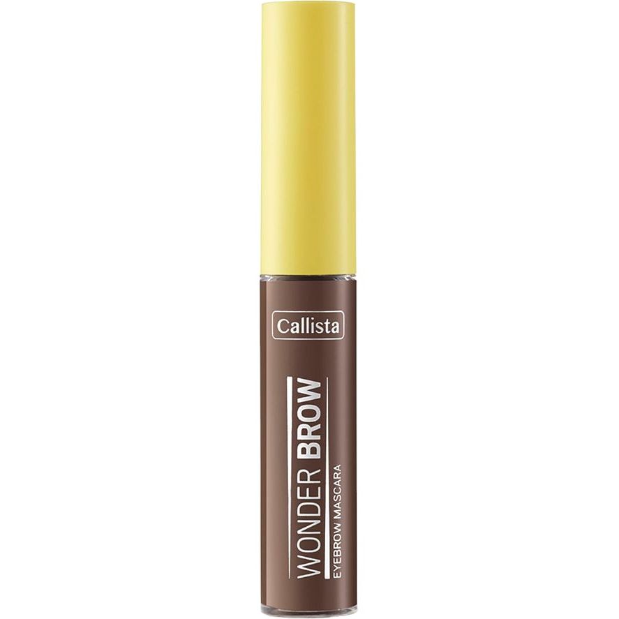 Callista Тушь для бровей Callista Wonder Brow Eyebrow Mascara оттенок 02 Brown 4.5 мл - фото 1