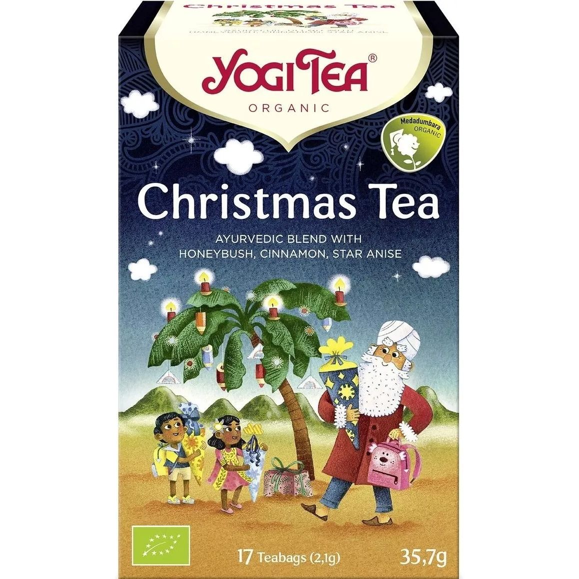 Чай трав'яний Yogi Tea Christmas органічний 35.7 г (17 шт. х 2.1 г) - фото 1