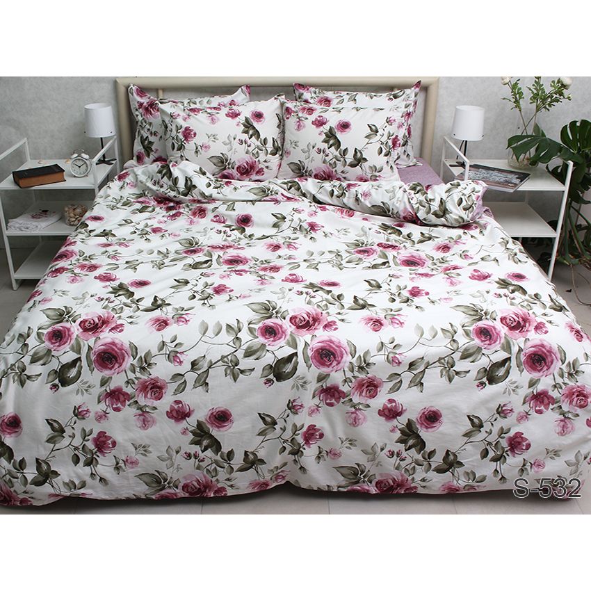 Комплект постельного белья TAG Tekstil с компаньоном Семейный 000267410 (S532) - фото 1