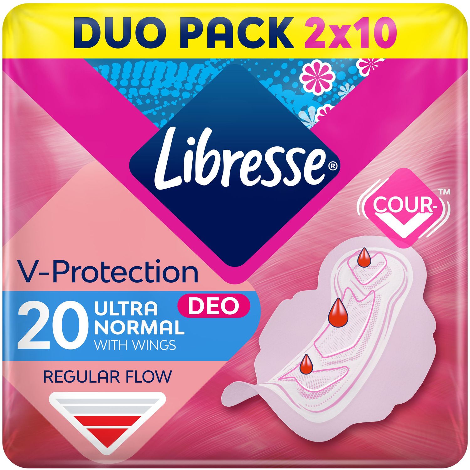 Прокладки гігієнічні Libresse Ultra Normal Soft Deo, 20 шт. - фото 1