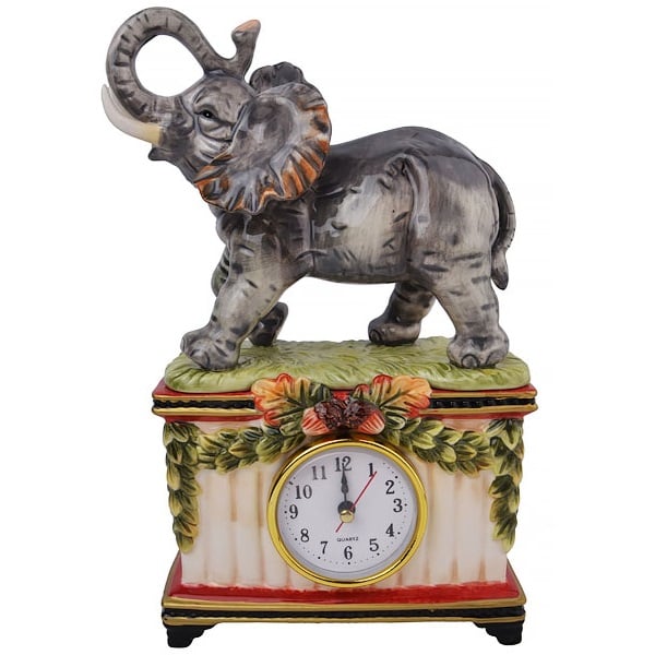 Кварцевые часы Lefard Слон, 26 см (59-421) - фото 1