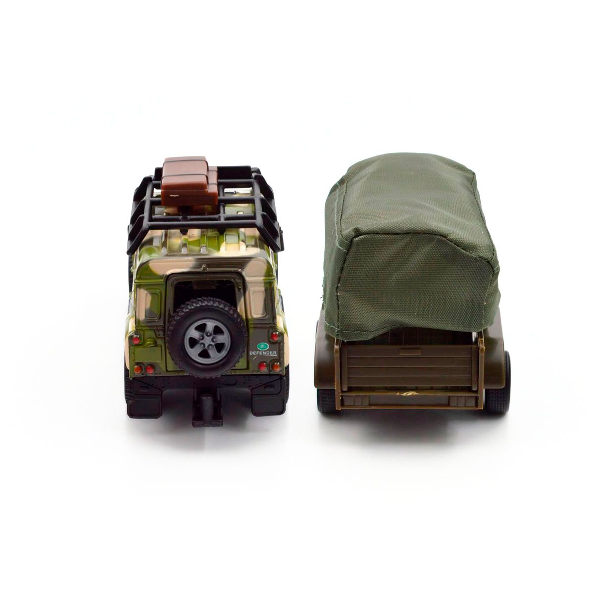 Игровой набор TechnoDrive Land Rover Defender Military с прицепом (520027.270) - фото 4