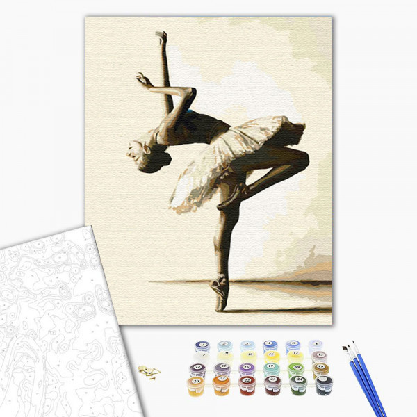 Картина по номерам ArtCraft Балерина 40x50 см (10604-AC) - фото 3