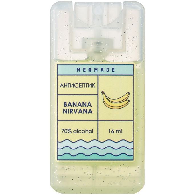 Антисептик спрей для рук Mermade Banana Nirvana, 16 мл (MRA0012S) - фото 1